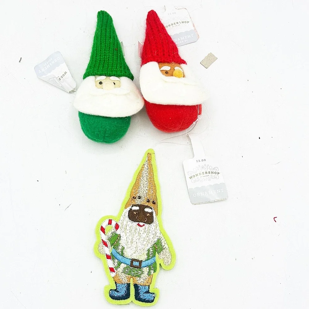 Wondershop Christmas Ornaments Lot of 10‎ NEW Felt Fabric Figures